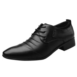 New Men's plus size shoes Trendy versatile business Flats Fashion comfort leather shoes Wedding party Male formal footwear Homme