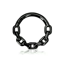 Tusk Flower Heart Waterdrop Moon Branch Chain Septum Piercing Daith Conch Hoop Earring Clicker Segment Ring 316 Surgical Steel