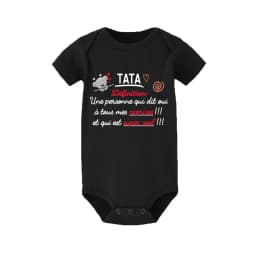 Aunt Definition French Printed Baby Bodysuit Cute Bear Print Infant Romper Funny Newborn Clothes Toddler Short Sleeve Jumpsuit