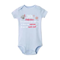 Aunt Definition French Printed Baby Bodysuit Cute Bear Print Infant Romper Funny Newborn Clothes Toddler Short Sleeve Jumpsuit
