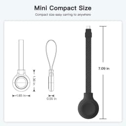 Bonola USB Type C Magnetic Watch Charger for Samsung Ultra 8/7/6 Portable Lanyard Charging Cable for Galaxy Watch 5/4 Classic