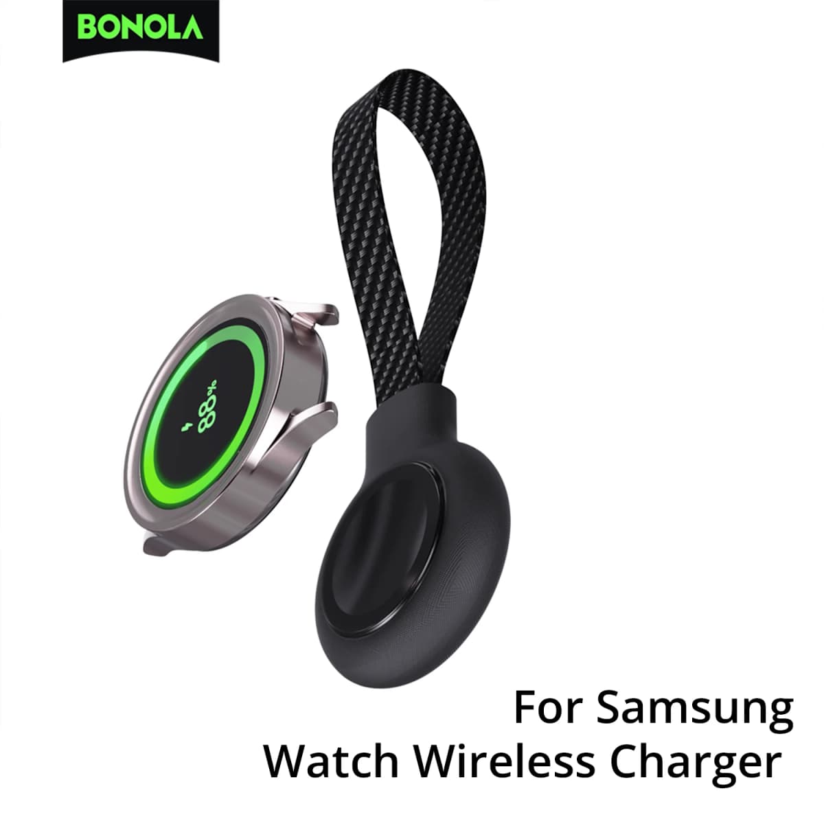 Bonola USB Type C Magnetic Watch Charger for Samsung Ultra 8/7/6 Portable Lanyard Charging Cable for Galaxy Watch 5/4 Classic