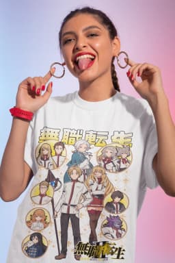 Mushoku Tensei T-Shirt Migurida Jobless Reincarnation Anime Gift Shirt All Size