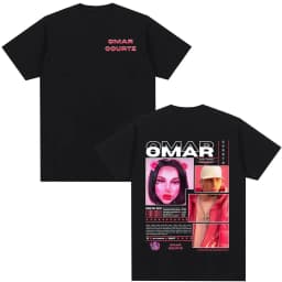Omar Courtz Primera Musa Album Tour Merch T Shirt Men Women Clothing Hip Hop Fashion T-shirt Casual Cotton Short Sleeve T-shirts