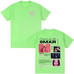 Omar Courtz Primera Musa Album Tour Merch T Shirt Men Women Clothing Hip Hop Fashion T-shirt Casual Cotton Short Sleeve T-shirts