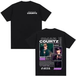 Omar Courtz Primera Musa Album Tour Merch T Shirt Men Women Clothing Hip Hop Fashion T-shirt Casual Cotton Short Sleeve T-shirts