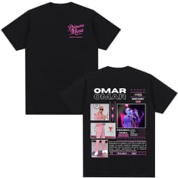 Omar Courtz Primera Musa Album Tour Merch T Shirt Men Women Clothing Hip Hop Fashion T-shirt Casual Cotton Short Sleeve T-shirts