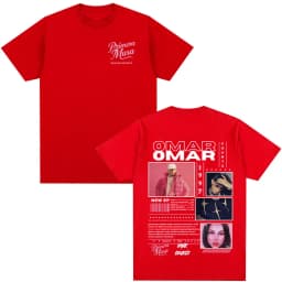 Omar Courtz Primera Musa Album Tour Merch T Shirt Men Women Clothing Hip Hop Fashion T-shirt Casual Cotton Short Sleeve T-shirts