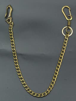 Gothic Chunky Bronze Jeans Wallet Chain Keychain Metal NK 10mm Spring Carabiner Buckle Clips Belt Chain U Hook