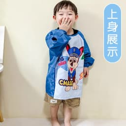1PC Genuine Paw Patrol Waterproof Eating Smock Infant Toddler Baby Cartoon Long Sleeve Art Apron Feeding Bib for Boys Girls