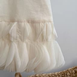 2025 Summer Girls' Dress Yarn Skirt Girls Korean Western Style Tank Top Skirt Fashion Flower Bud Princess Skirt