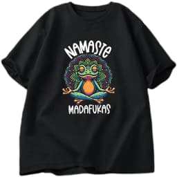 Funny Yoga T Shirt Frog Self Care T-Shirt Cotton Short Sleeve Positive Cottagecore Namaste Tee Men Women Mens Clothes Streetwear
