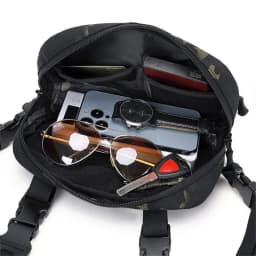 Fishing Chest Bag for Men, Molle Tactical Vest Backpack with Waist Strap Outdoor Climbing, Camping, Hiking Travel Gear  Storage