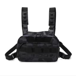 Fishing Chest Bag for Men, Molle Tactical Vest Backpack with Waist Strap Outdoor Climbing, Camping, Hiking Travel Gear  Storage