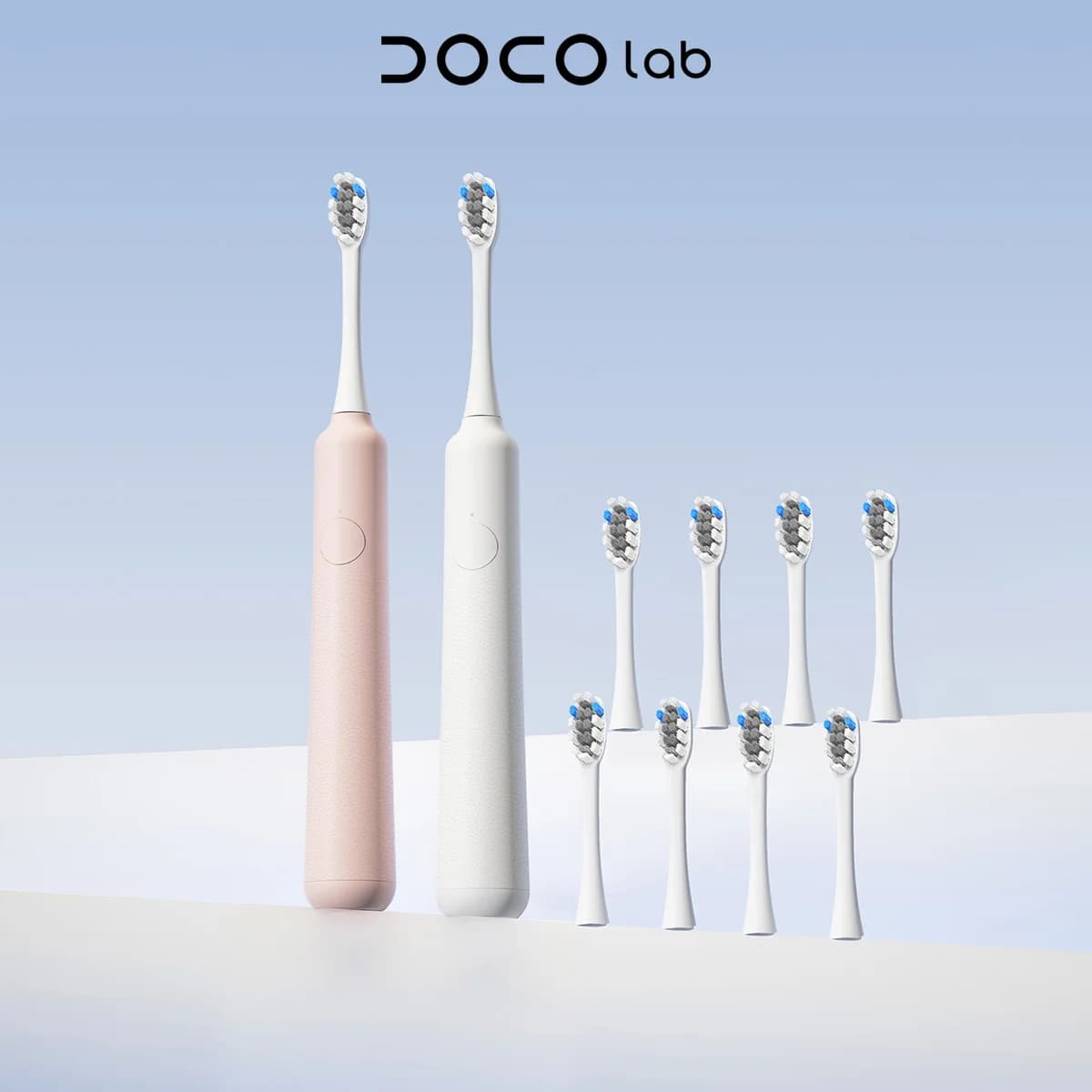 DOCO LAB Sonic Electric Toothbrush 3-gear Vibration Mode Smart Whitening Ultrasonic Vibration Teeth Whitening Oral Clean Brush