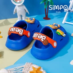 Children’s Garden Shoes Sandals Lightweight Anti-slip Hollow For Girls & Boys Cartoon Slip On Closed Toe Clogs Kids‘ Slippers