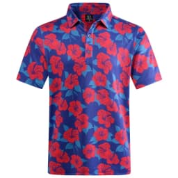 Hawaiian Plants Polo Shirt Man Summer 3D Print Leaves Flower Short Sleeve Golf Polo Shirts Oversized Street Tops Shirt Clothes