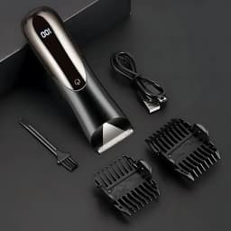 Trimmer Shaver For Man Electric Beard Whisker Sideburns Razor Electric USB Rechargeable Li-ion Battery Display Body Hair Removal