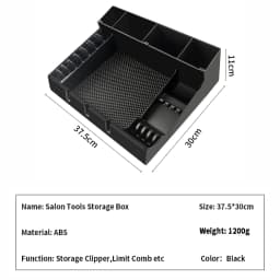 Large Capacity Professional Barber Tools Storage Box Electric Hair Clipper Combs Holder Case Salon Hairdresser Accessories Tray