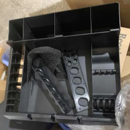 Large Capacity Professional Barber Tools Storage Box Electric Hair Clipper Combs Holder Case Salon Hairdresser Accessories Tray
