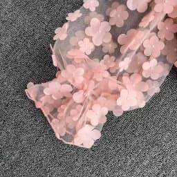 Flower Three-dimensional Decoration Slash Neck Long Sleeve Women's Blouse Shirt Korean Fashion Female Clothing Tops 2025 Summer
