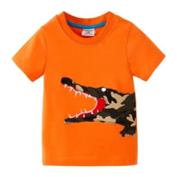 2025 Summer Children Boys T-shirts Cartoon Printed Short Sleeve Thin Cotton Baby Boys Shirts O-necck Versatile Kids Boys Tops