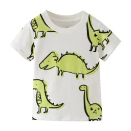 2025 Summer Children Boys T-shirts Cartoon Printed Short Sleeve Thin Cotton Baby Boys Shirts O-necck Versatile Kids Boys Tops