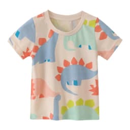 2025 Summer Children Boys T-shirts Cartoon Printed Short Sleeve Thin Cotton Baby Boys Shirts O-necck Versatile Kids Boys Tops