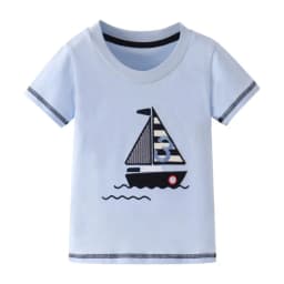 2025 Summer Children Boys T-shirts Cartoon Printed Short Sleeve Thin Cotton Baby Boys Shirts O-necck Versatile Kids Boys Tops