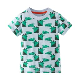 2025 Summer Children Boys T-shirts Cartoon Printed Short Sleeve Thin Cotton Baby Boys Shirts O-necck Versatile Kids Boys Tops