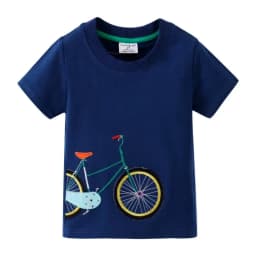 2025 Summer Children Boys T-shirts Cartoon Printed Short Sleeve Thin Cotton Baby Boys Shirts O-necck Versatile Kids Boys Tops