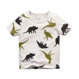 2025 Summer Children Boys T-shirts Cartoon Printed Short Sleeve Thin Cotton Baby Boys Shirts O-necck Versatile Kids Boys Tops