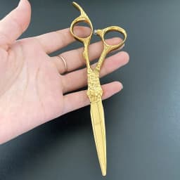 New Professional Japan 440C 6 '' Hair Cutting Scissors Flat Cutting Teeth Scissors Haircut Thinning Barber Haircutting Scissors