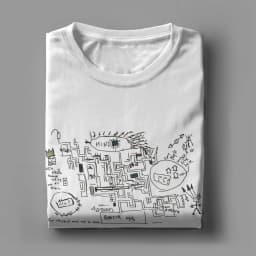 Petey's Lumon Map Severance T Shirt Men 100% Cotton Vintage T-Shirt Round Neck MDR Tee Shirt Short Sleeve Clothing Gift Idea