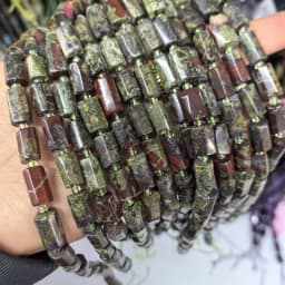 Natural Cylinder Stone Bead Colorful White Jaspers Quartzs Tube Charms Beads For Jewelry Making Diy Bracelets Necklace