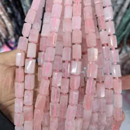 Natural Cylinder Stone Bead Colorful White Jaspers Quartzs Tube Charms Beads For Jewelry Making Diy Bracelets Necklace