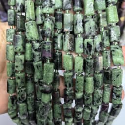 Natural Cylinder Stone Bead Colorful White Jaspers Quartzs Tube Charms Beads For Jewelry Making Diy Bracelets Necklace