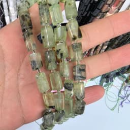 Natural Cylinder Stone Bead Colorful White Jaspers Quartzs Tube Charms Beads For Jewelry Making Diy Bracelets Necklace