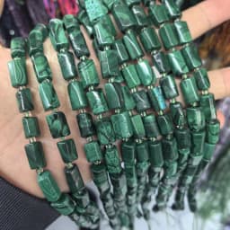 Natural Cylinder Stone Bead Colorful White Jaspers Quartzs Tube Charms Beads For Jewelry Making Diy Bracelets Necklace