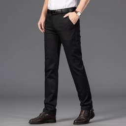 7-color Fashion Men's Business Casual Pants Spring Thin Fashion Loose Brand Breathable Male Clothing Straight Work Pants