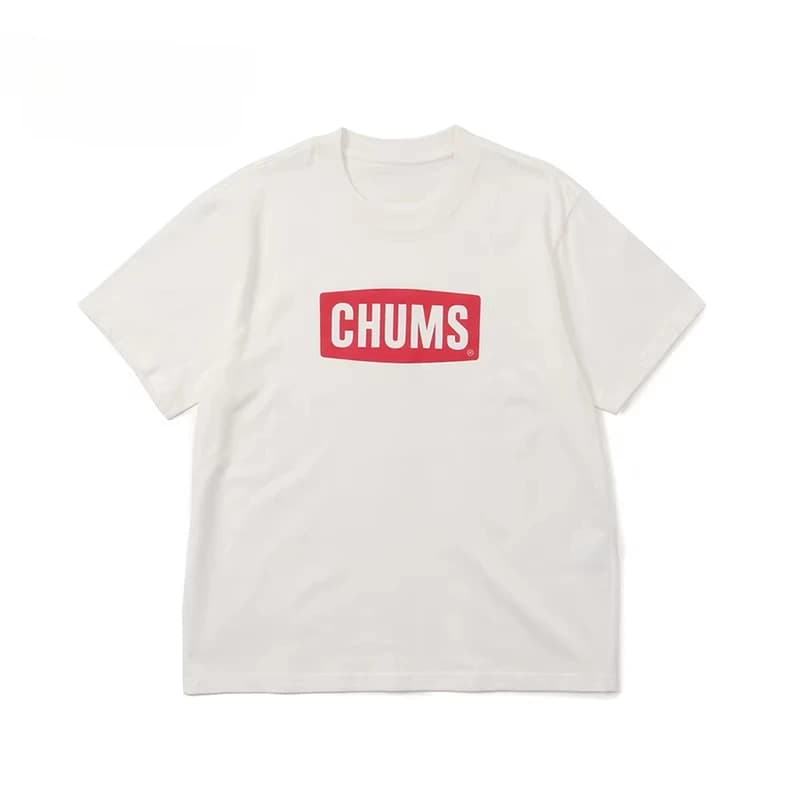 24SS CHUMS What To Do in Camping T-Shirt. 24SS Chums What To Do in Camping T-shirt Daily Retro Letter Print Tee