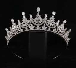 Wedding Crowns For Bride Cubic Zirconia Princess Queen Bridal Tiara Crown For Women Party Prom Wedding Hair Jewelry Headdress