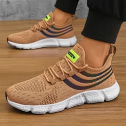 Men's Running Shoes High-quality Luxury Design Mesh Breathable Flat Shoes Track Field Running Basketball Tenis Masculino Shoes