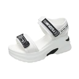 Women Sport Sandal Summer New Fashion Slope Heel Elevated Platform Shoes Girls Outdoor Leisure High Heeled Fish Mouth Sandals