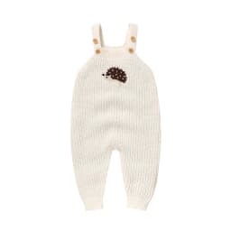 Baby Girls Boys Rompers Cute Hedgehog Knitted Newborn Sleeveless Sunsuits Jumpsuits 0-18m Infant Unisex Overalls Toddler Costume