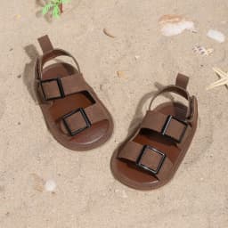 Infant Casual Style Buckle Decoration Beach Baby Sandals Anti-slip Comfortable Soft-soled Baby First Walkers