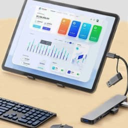 8-In-2 Port USB C Expander USB 3.0 Hub Type C Splitter Type C Dock Multiport 7 Port Adapter USB Expander For Xiaomi Phone Tablet