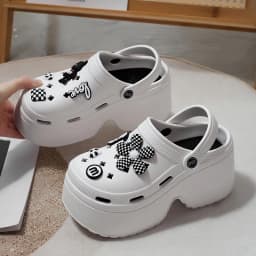 Women Chunky Platform Sandals Summer Garden Shoes Fashion Slippers Beach Non Slip High Quality Bathroom Bedroom Orginal Shoes