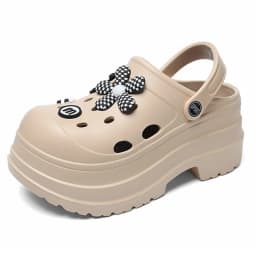 Women Chunky Platform Sandals Summer Garden Shoes Fashion Slippers Beach Non Slip High Quality Bathroom Bedroom Orginal Shoes