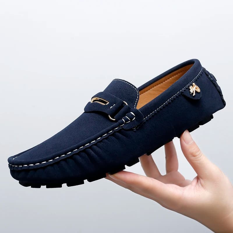 48 Extra-Large Size Matte Couple's Style Halloween Gift 2025 Autumn New Loafers British Style Slip-On Men's Driving Shoes Lightweight Non-Slip Casual Leather Shoes